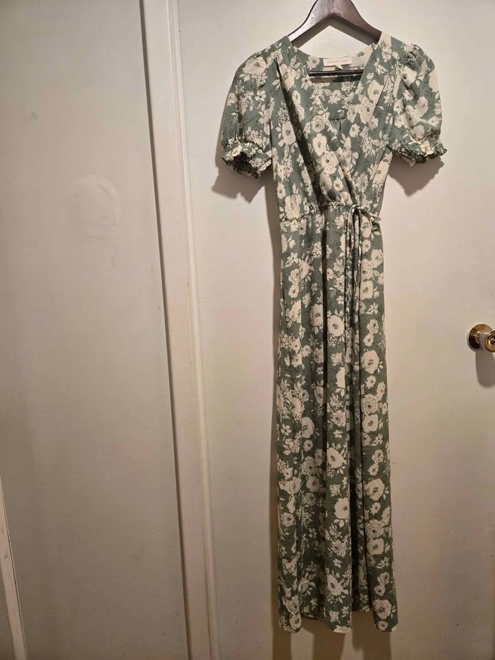 Monteau Los Angeles Floral Wrap Maxi Dress - photo 3