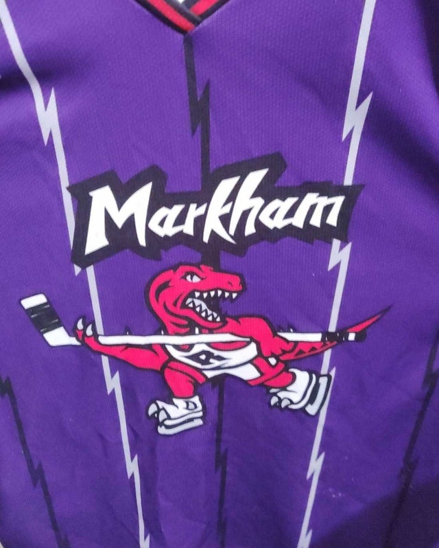 Rare Raptors Markham Hockey Jersey Large Mens