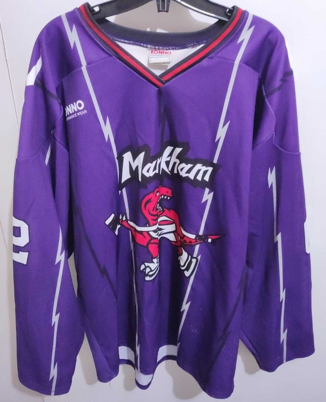 Rare Raptors Markham Hockey Jersey Large Mens - photo 2