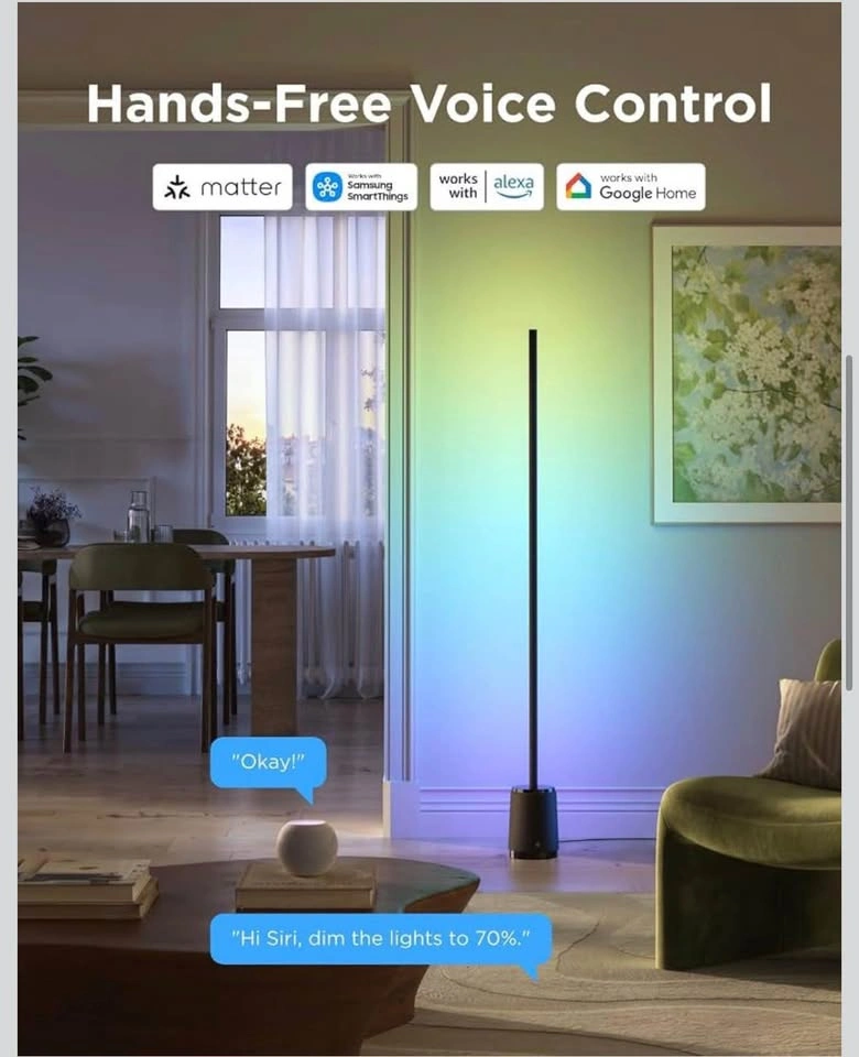 Govee Floor Lamp 3 Lite, Smart RGBIC LED Corner Lamp - photo 4