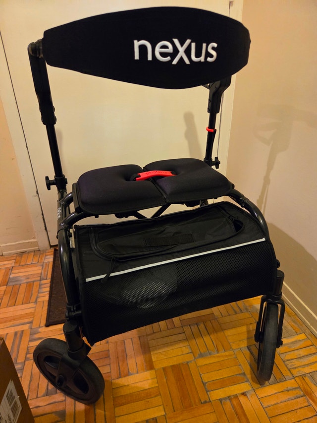 Nexus 3 Rollator Walker with Seat - Excellent Condition