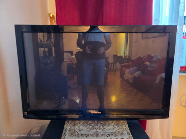 Panasonic 42 inch Plasma HDTV TC-P42U2 - Works, Remote Included