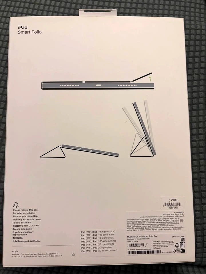 Apple iPad Smart Folio for iPad (10th Generation) - Sky
