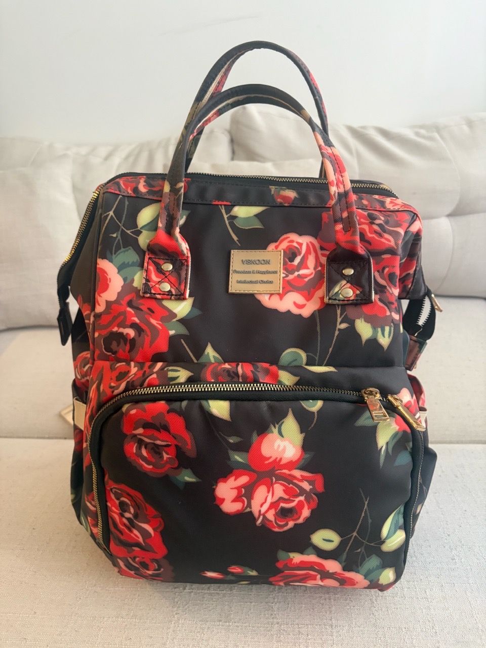 VSNOON Floral Backpack Bag