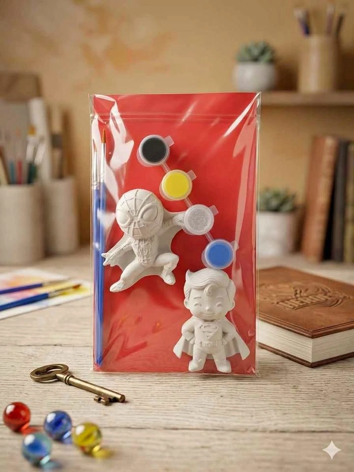 Super heroes Paint Your Own Figure Kit