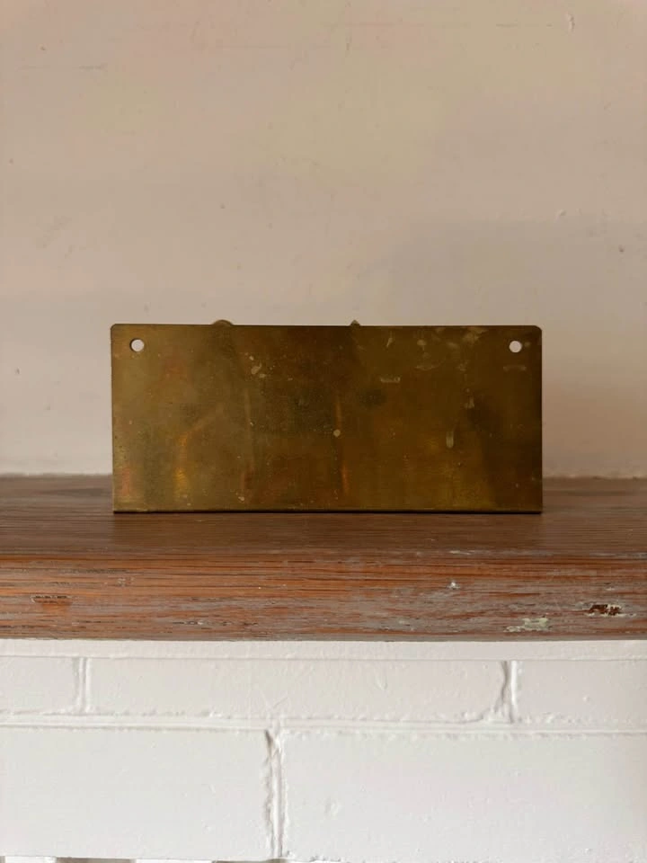 Vintage Brass House & Tree Key Holder – 5 Hook Wall Rack - photo 5