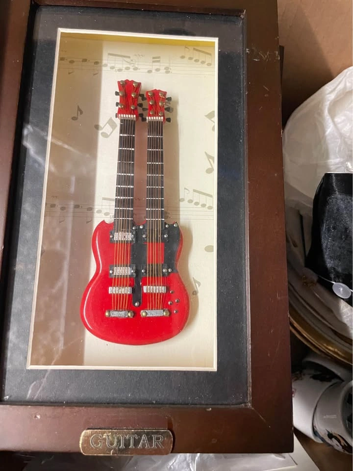3D Miniature Rock Guitar Shadow Box Wall Frames (Set of 3) - photo 2