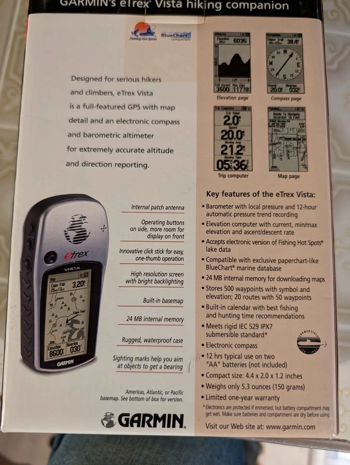 Garmin eTrex Vista Handheld GPS - photo 4