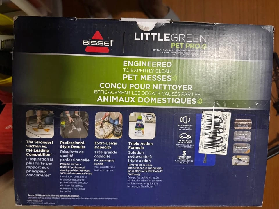 Bissell Little Green Pet Pro Portable Carpet & Upholstery Cleane - photo 2
