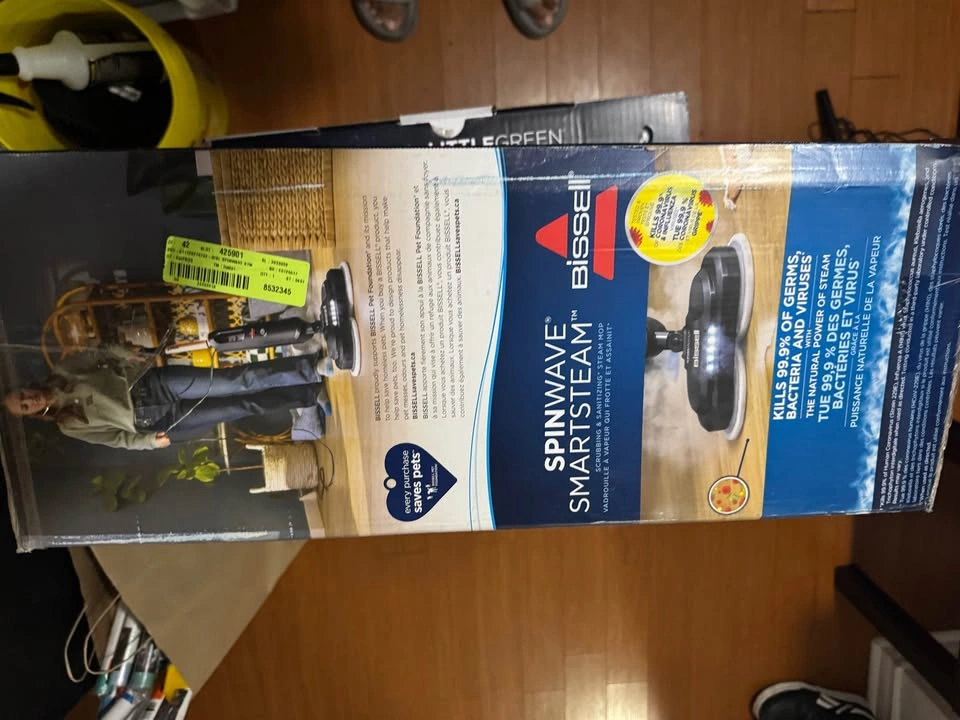 Bissell SpinWave SmartSteam Scrubbing & Sanitizing Steam Mop - photo 2