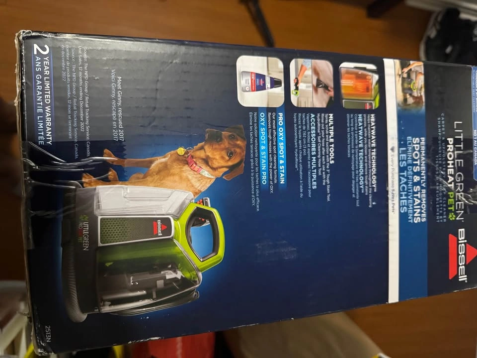 Bissell Little Green ProHeat Pet Portable Carpet Cleaner - photo 2