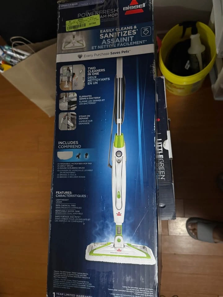 Bissell PowerFresh 2-in-1 Steam Mop & Handheld Cleaner - photo 2