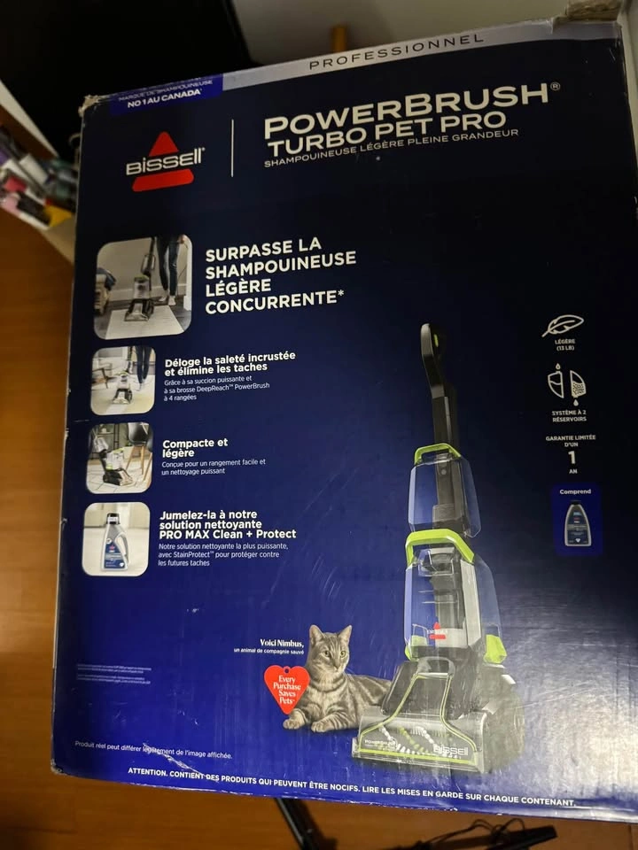 Bissell PowerBrush Turbo Pet Pro Carpet Cleaner - photo 2