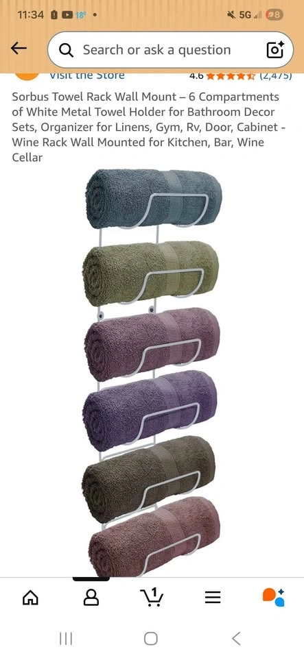 Towel Rack Wall Mount - photo 2