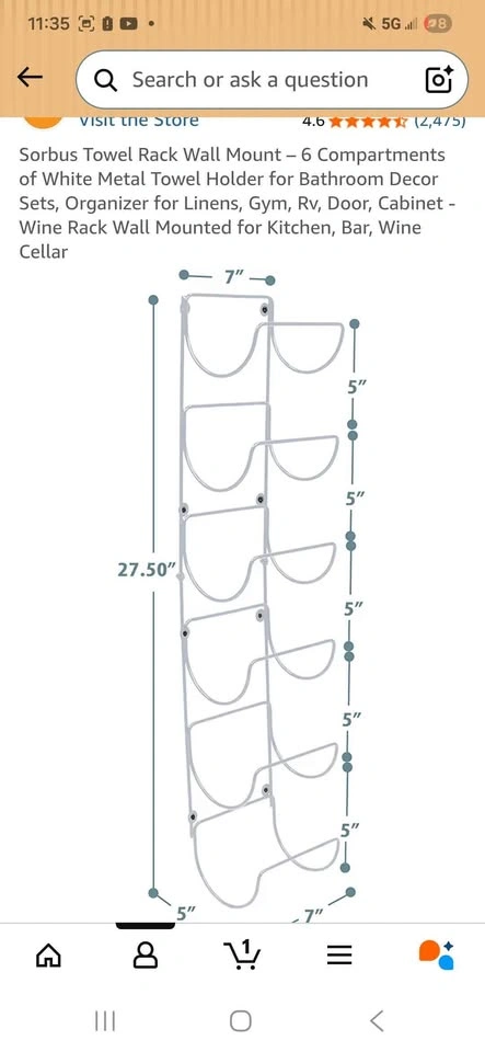 Towel Rack Wall Mount - photo 4