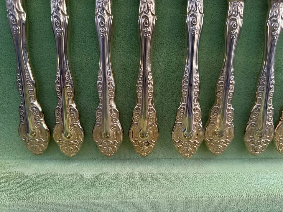Vintage Reed & Barton gold plated flatware - photo 3
