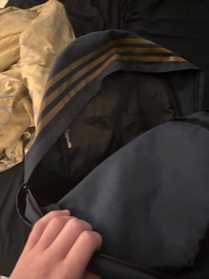 Adidas blue and gold backpack - photo 2