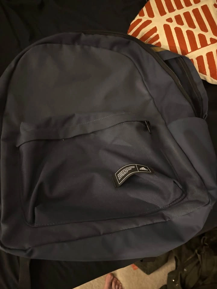 Adidas blue and gold backpack - photo 4