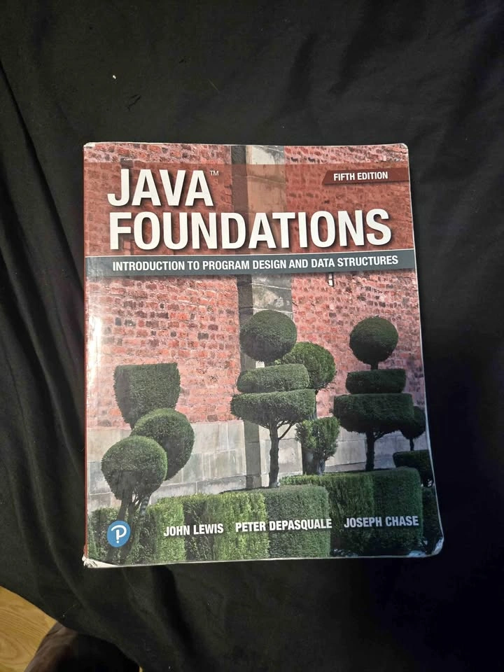 Java foundations 5th edition textbook