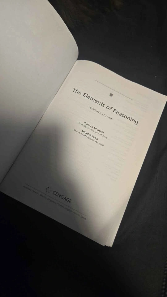 The elements of reasoning 7th edition - photo 2