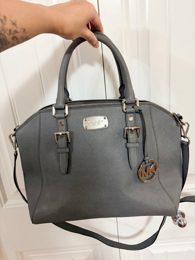Large Michael Kors Grey Bag
