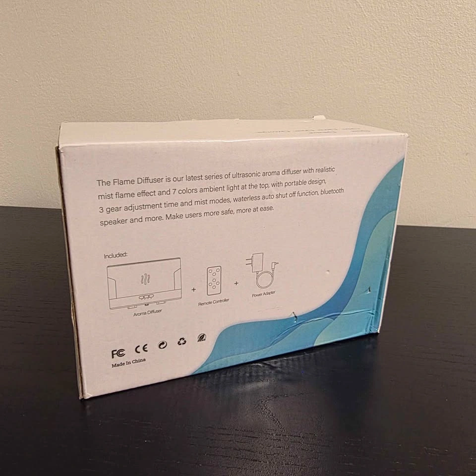 Open box, unused Flame Aroma Diffuser (Flame effect) - photo 4