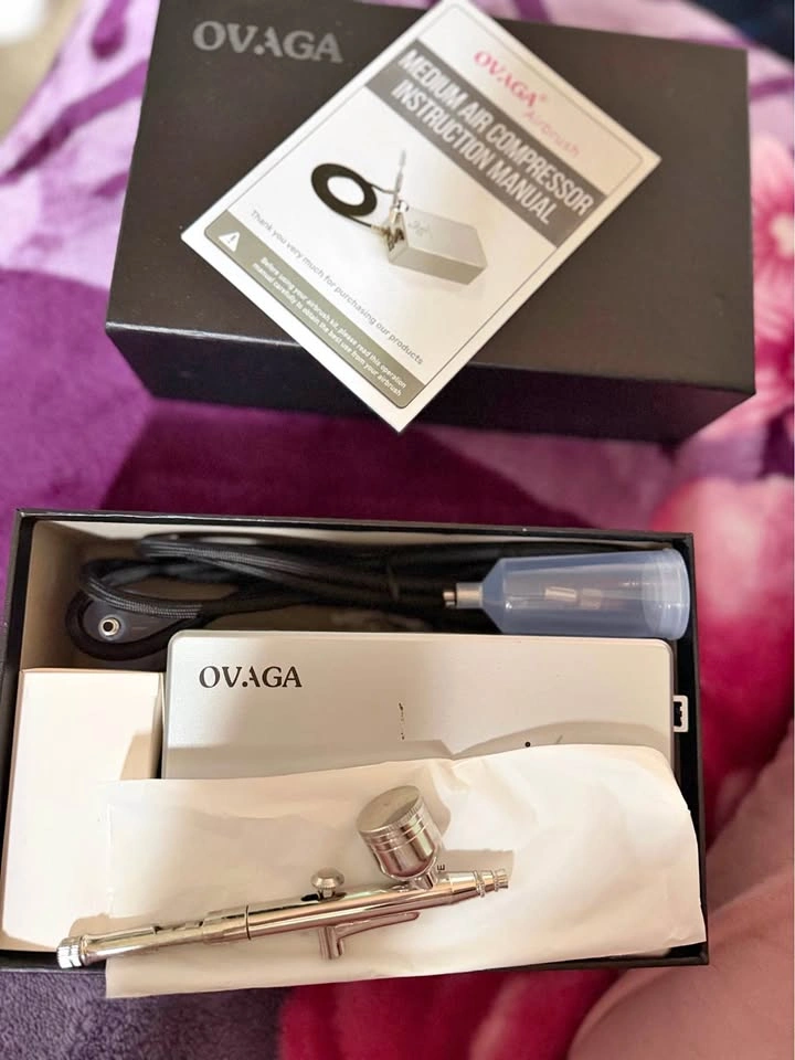 Ovaga 55PSI Professional Nail Airbrush Kit & Compressor