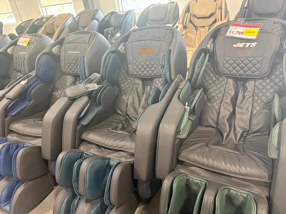 A302 NFL Branded Massage Chairs - Jets, Bears, Seahawks, Texans