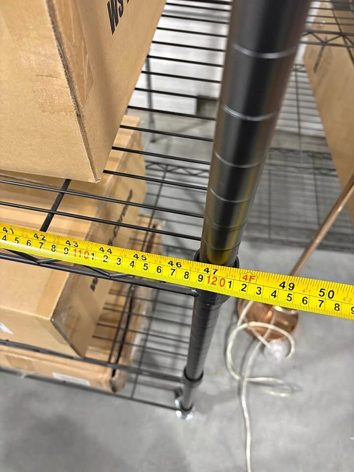 Black Wire Shelving Unit