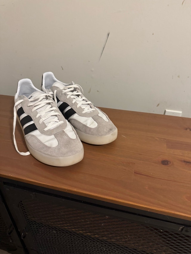 Adidas Samba XLG Sneakers (White/Black/Suede) - Like New - photo 2