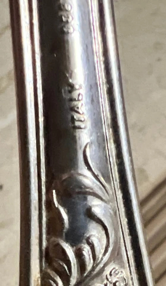 Vintage 800 Silver Set of 6 Italy Knives Please Read Description - photo 3