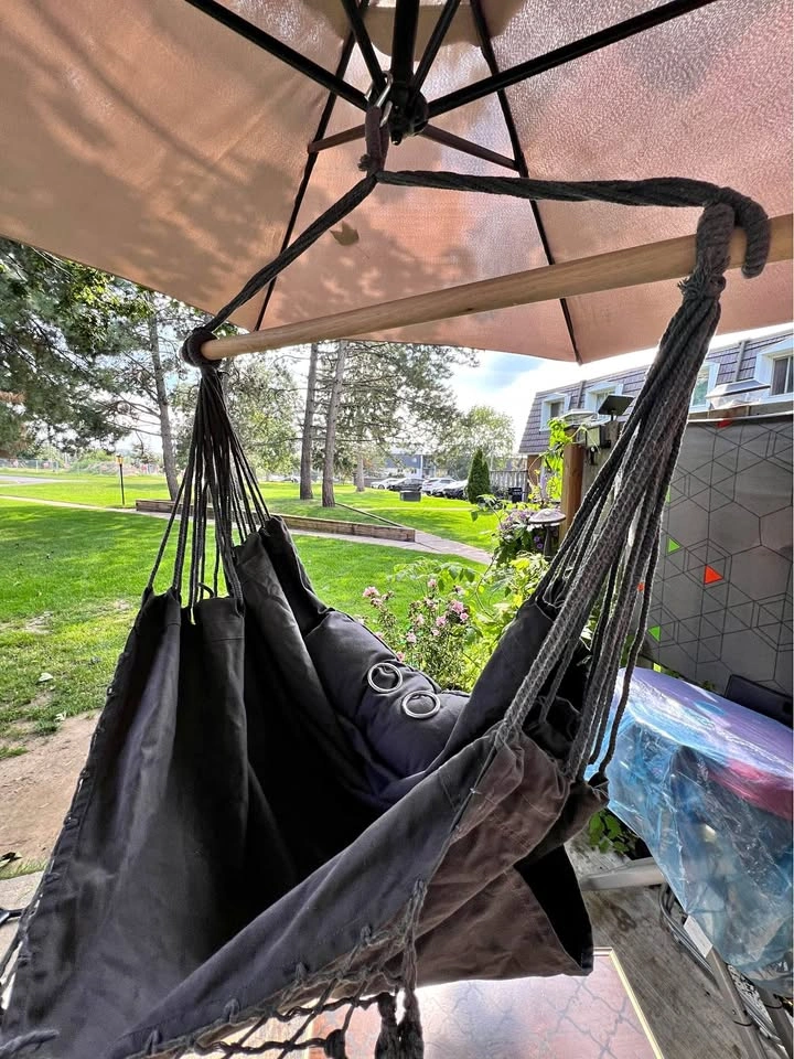 Hanging Hammock Chair – Black