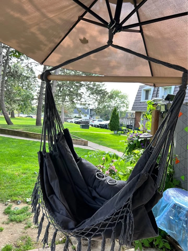 Hanging Hammock Chair – Black - photo 3