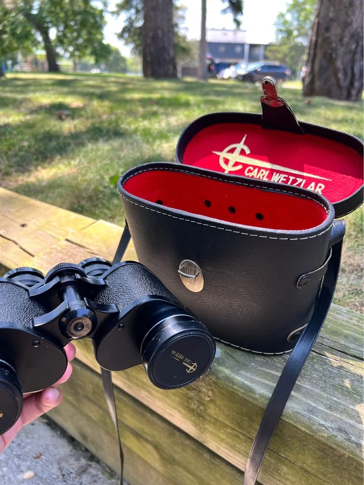 Vintage Carl Wetzlar Supreme 7x35 Binoculars with Case - photo 3