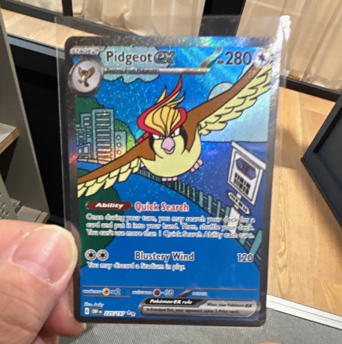 Pokemon TCG Pidgeot ex 225/197 SV03 Obsidian Flames Holo