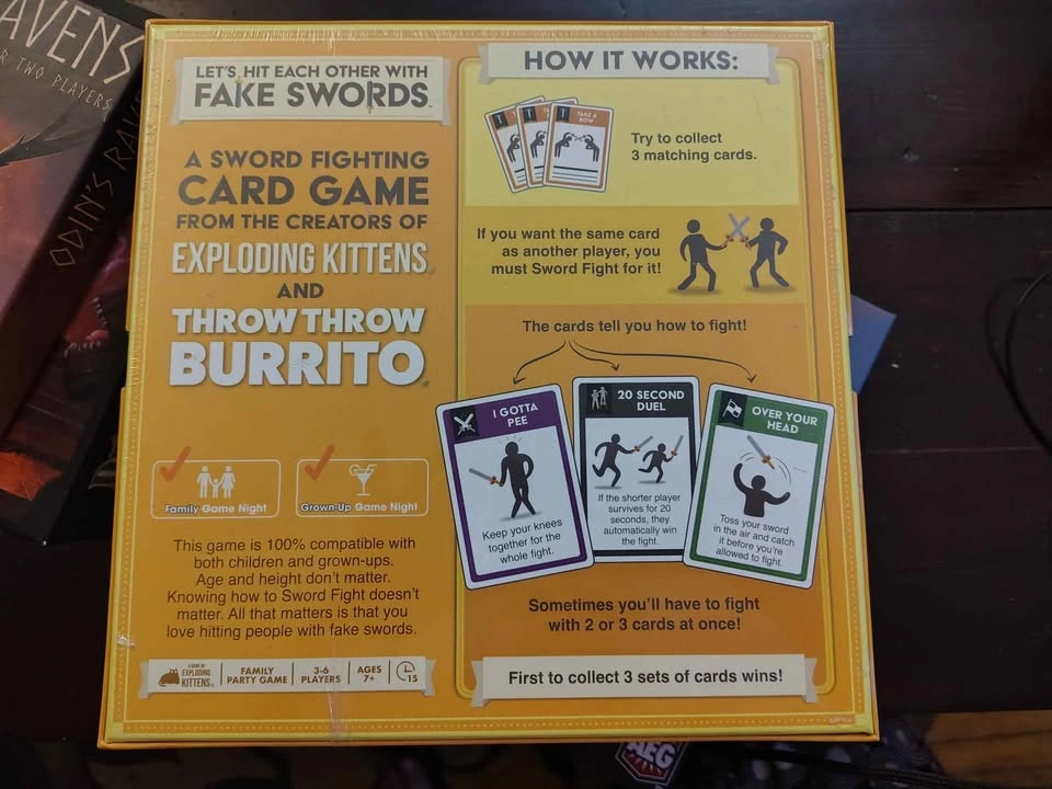Let's Hit Each Other with Fake Swords - Game (sealed) - photo 2