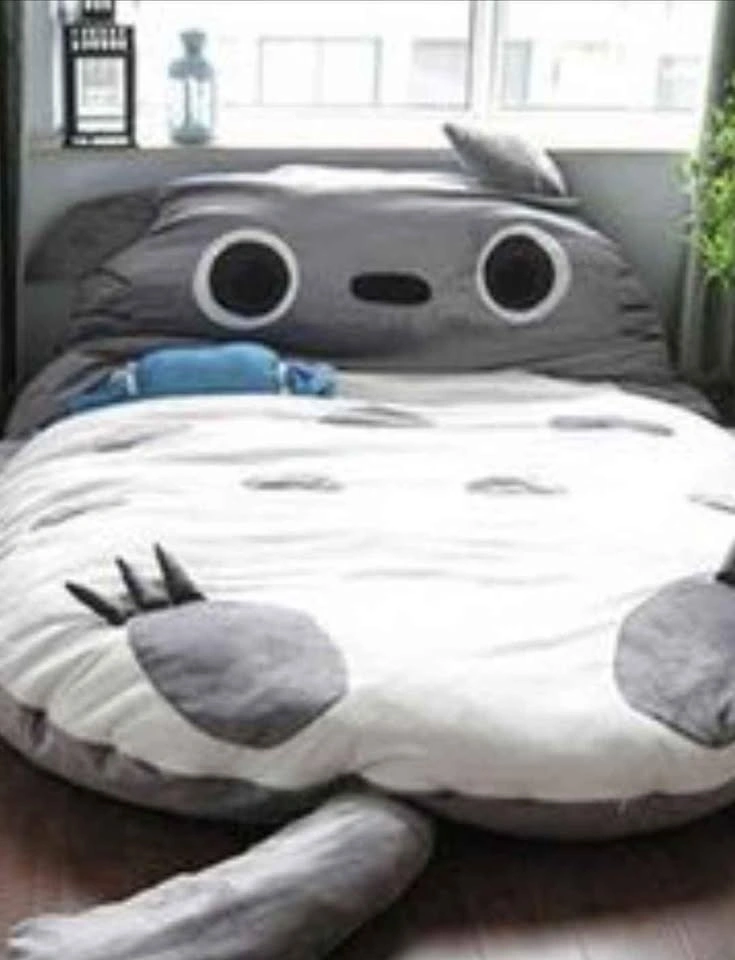 Large Totoro bed cover - no foam