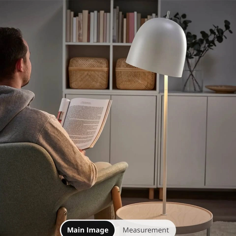 IKEA Table Lamp with Integrated Side Table w bulb - photo 5