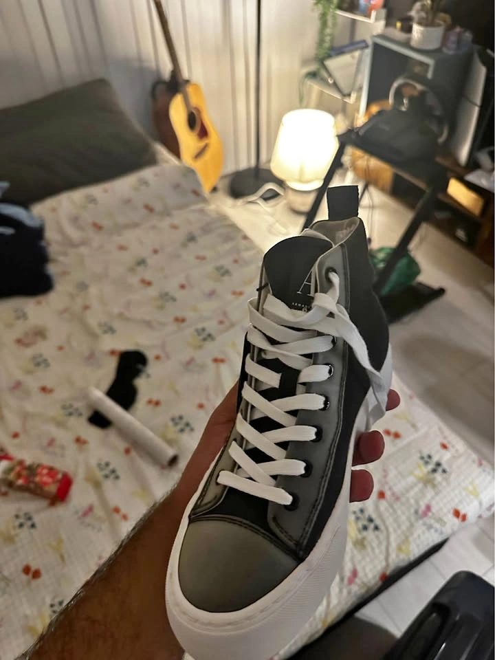 Armani Exchange High-Top Sneakers