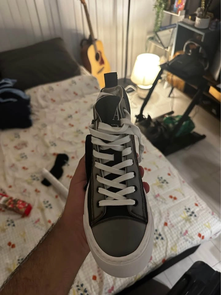 Armani Exchange High-Top Sneakers - photo 3