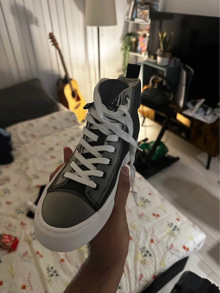 Armani Exchange High-Top Sneakers - photo 5