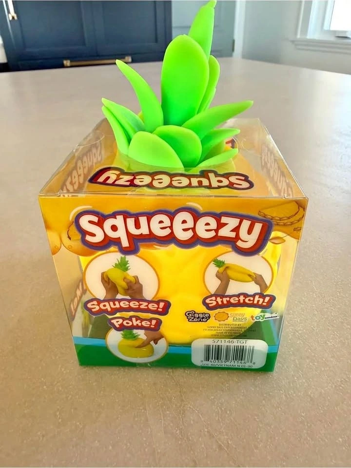 Sunny days Squeezy Pineapple Toy