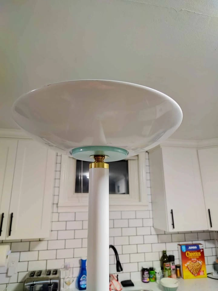 Vintage Rare 90's Torchiere Metal Floor Lamp - photo 4