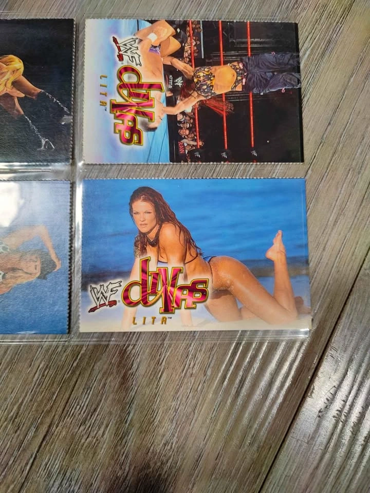 Vintage Rare 2001 WF Fleer Wrestling Divas Trading Cards x6 - photo 4
