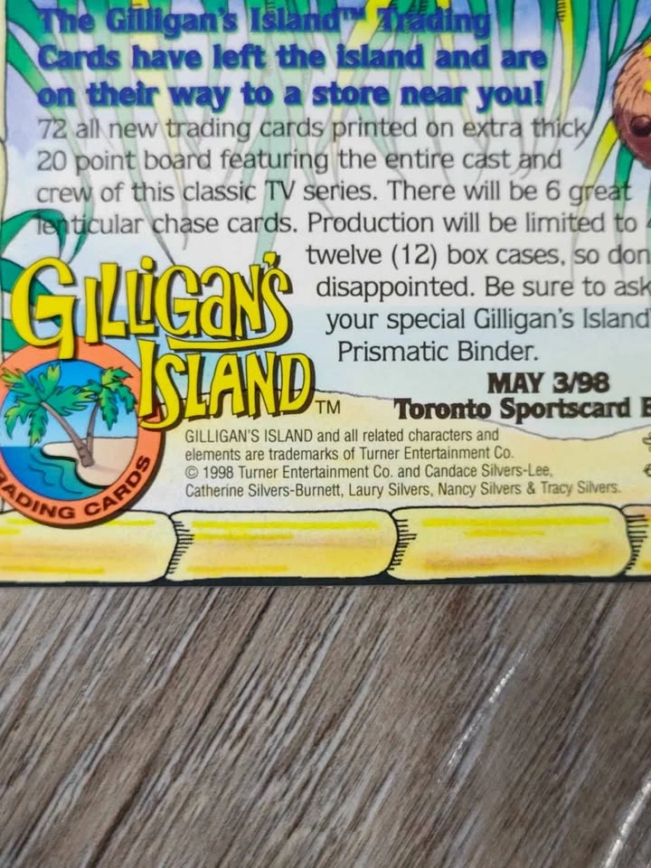 Vintage Rare 1998 Gilligan's Island Exclusive Promo Trading Card - photo 5