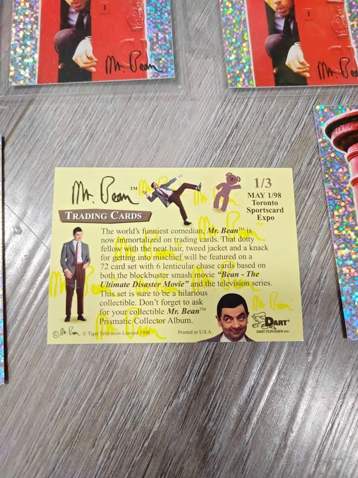 Vintage Rare 1998 Mr.Bean Exclusive Promo Trading Cards x40 - photo 3