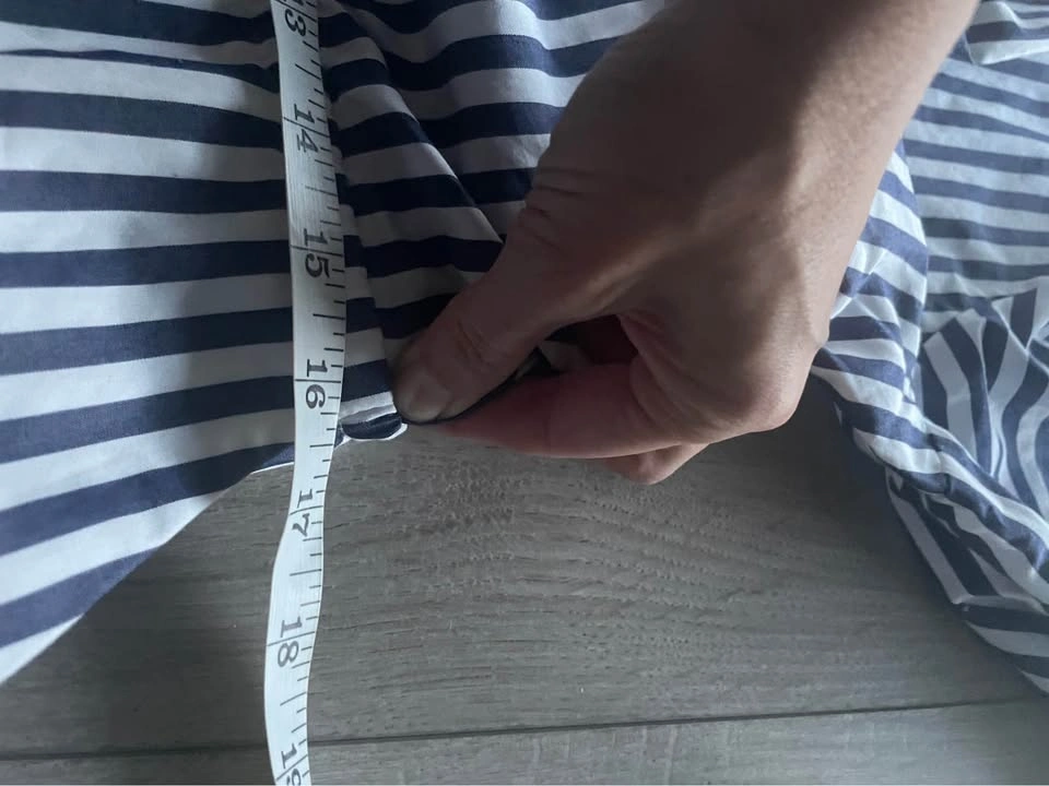 Sézane Laryssa Jumpsuit, ecru with blue stripes, XS - FR 34 - photo 5