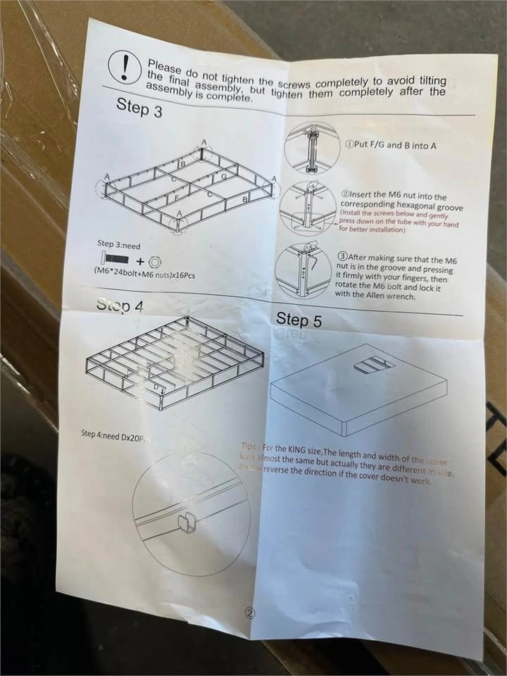 BRAND NEW Full Size Heavy Duty Metal Boxspring - photo 5