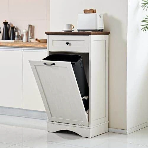 BRAND NEW Farmhouse Tilt-Out Trash-Bin