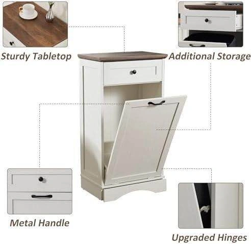 BRAND NEW Farmhouse Tilt-Out Trash-Bin - photo 2